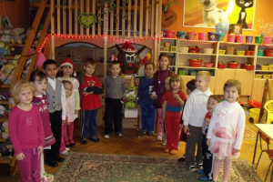 Mikulásözön az óvodában